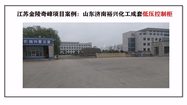 江苏金陵奇峰项目案例：山东济南裕兴化工成套低压控制柜