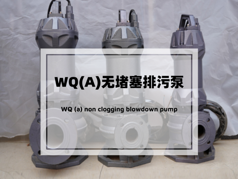 你对WQ(A)无堵塞排污泵了解多少？