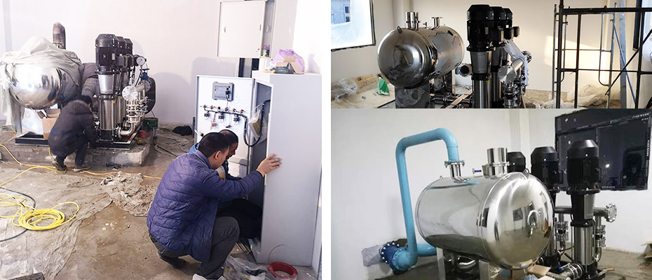 南京理工大学汤山科研实验中心无负压变频供水机组案例