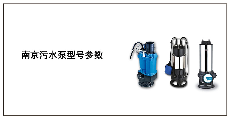 南京污水泵型号参数